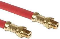 Alemite 317850-2 Grease Gun Hose, Single Wire Braid Hose, 24