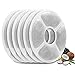 Carbon Replacement Filters for Pet Fountain - 6 Packs Concentrated Carbon Technology Filters for MOSPRO Cat and Dog Automatic Flower Water Dispenser