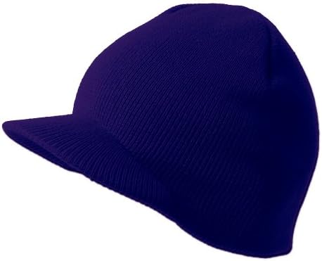 Winter Cuff less Beanie Visor Cap