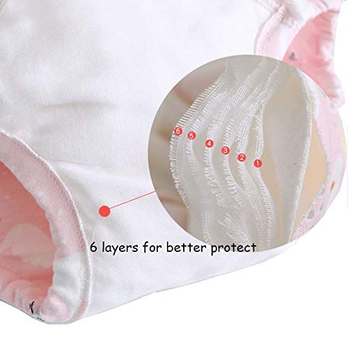 6 Pack Baby Girl Boy Toliet Pee Potty Training Pants Diaper Nappy Underwear (6pack-Style 2, XL) - Thumbnail 4