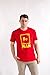 Mens Iron Science T Shirt Cool Novelty Funny Nerdy Graphic Print Tee Guys Mens Funny T Shirts Science T Shirt for Men Funny Movie T Shirt Novelty Tees for Red M