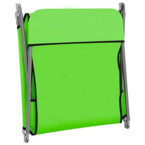 Tidyard Klappliege Sonnenliege 2 Stk.Relaxliege Campingbett Liegestuhl 55 x 182 x 24 cm,Strandliege Gartenliege,Verstellbare Rückenlehne,Campingliege Liege Gartenmöbel ,Belastbarkeit:120 kg – Bild 5