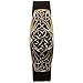 Fitbit Alta, Fitbit Flex, Jawbone Up Jewelry to Accessorize Your Fitness Tracker - Classic Etched Antique Gold Silver Ornate GEORGIA Charm Bracelet Accessory (Two-Tone (Gold & Silver))