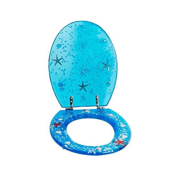 Toilettendeckel Muschel, Seestern mit Beleuchtung Toilettendeckel Muschel, Seestern mit Beleuchtung
