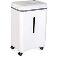 WOLVERINE 8-Sheet Super Micro Cut High Security Level P-5 Ultra Quiet Paper/Credit Card Home Office Shredder with 4.5 gallons Pullout Waste Bin SD9101 (White)