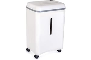 WOLVERINE 8-Sheet Super Micro Cut High Security Level P-5 Ultra Quiet Paper/Credit Card Home Office Shredder with 4.5 gallons