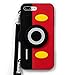 Mickey Mouse Camera Case with Strap for iPhone 7+ 7Plus 8+ 8Plus Large Size Black Red Soft Silicone 3D Disney Cartoon Shockproof Protective High Cool Cute Fashion Hot Gift Girls Teens Kids Boys Women