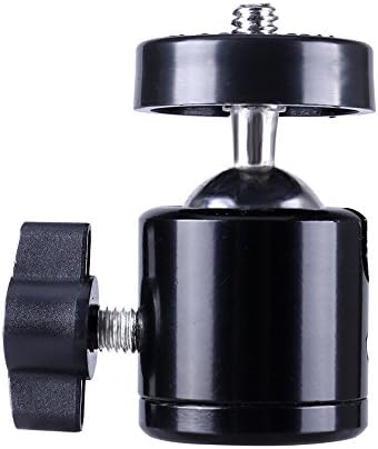 FOTYRIG Mini Ball Head Hot Shoe Adapter Shoe Mount 360 Degree Rotating Swivel w/1/4" Thread for HTC Vive Base Station DJI Osmo Mobile DSLR Cameras Camcorder Gopro Cellphones Led Lights Monitors
