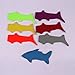 BESTONZON 10pcs Shark Popsicle Holders Popsicle Ice Bag Set Ice Sleeves Freezer Holders,Creative,Reusable
