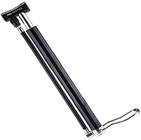 Mini Floor Bike Pump, Super Fast Tyre Inflation, Secure Presta and Schrader Valve Connection. High Pressure Bicycle Pump with Stabilizing Foot Peg for Road, Mountain, Touring, Hybrid and Fat Tyres