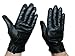 FOWNES TOUCHPOINT Men's Fleece/Cashmere Lined Black Stretch Lambskin Leather Gloves
