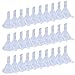 WARMBUY Mini Clear Plastic Funnels, 30 Pack