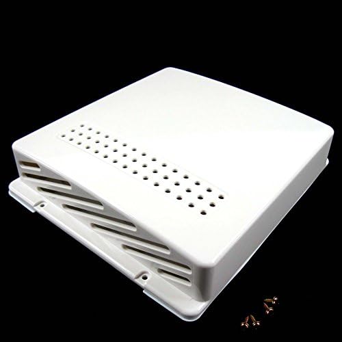 White 7 Slot Hygienic Knife Block Wall Mount Sink Storage Blade Rack Kitchen