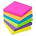 Scheful Sticky Notes 3x3 Inch 6 Bright Color 100 Sheets/Pads Colored self-Stick Notes