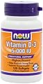 NOW Foods Vitamin D-3 5000 IU, Softgels, 360 Softgels