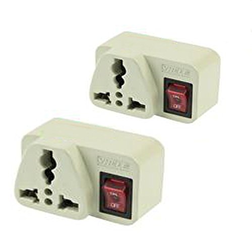 Buy WTP 2Pk European to American Travel Plug Adapter With Power On/Off