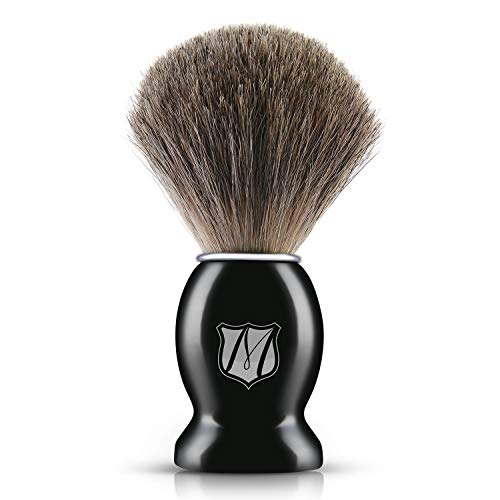 Miusco Men's Wet Shaving Kit, 4 Piece, Sterilized Pure Badger Hair Shaving Brush, Hand Polished Stainless Steel Shaving Stand, Shaving Bowel & Safety Razor - Thumbnail 5
