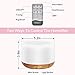Essential Oil Air Mist Diffuser – Quiet Aroma Essential Oil Diffuser with Adjustable Cool Mist Humidifier Mode Waterless Auto-off 7 Color LED Lights Changing for Office Home Bedroom Living Roomthumb 4