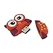 CHUYI Cartoon and Cute Owl Shape Design 32GB USB 2.0 Flash Drive Character Memory Stick Animal Pen Drive Jump Drive Thumb Drive Gift (Red)
