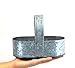 Creative Co-Op DE7384 Galvanized Tin Caddy with Holder Use it for a lot more Flower Arrangement
