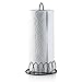 Francois et Mimi Countertop Metal Paper Towel Holder, Standing Paper Towel, for Standard & Jumbo Rolls, Paper Towel Dispenser (Black)