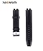 XIEMIN Black Genuine Leather Watch Band/Strap Watchbands for Pebble Steel Smartphone 100% Brand New and Genuine Leather Prolongs The Life of Your Watch Band (Black)