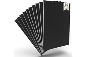 E-CLIPS USA Foam Board, Foam Board 20x30, Black Foam Board, Presentation Foam Board, Acid Free Mounting Board, Foam Core (50)