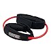 Power Systems Versa Cuff, 2 Padded Cuffs with Resistance Tubes for Wrists and Ankles, Resistance Band Level: Medium, Red, 12 Inches, (84310)
