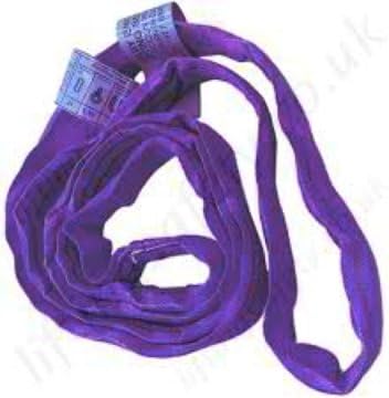 5 Ft. Purple Polyester Endless Roundsling 2,600lb Vertical Load Limit Like Stren-Flex (Round Sling)!