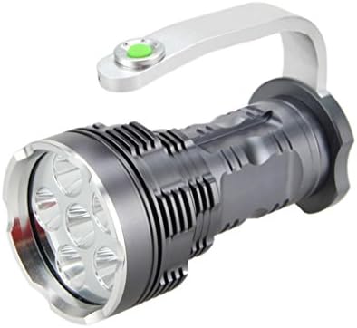 Xusun Tactical Flashlight 6T6 Spotlight 8000 Lumens,Rechargeable Searchlight LED