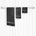 Homitt 100% Cotton 8 Piece Towel Set, Fade-Resistant and Anti-lint Washcloth Set with 2 Bath Towels, 2 Hand Towels and 4 Washcloths for Baby and Adult(Grey)