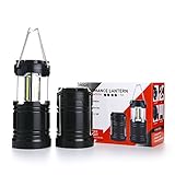 2 Pcs Military Grade Camping Lantern Tactical Lantern COB LED with Magnetic Base