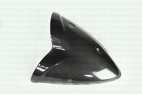 Ducati Monster 1100 EVO / 20TH Anniversary Carbon Fiber Exhaust Guard Shield Cover