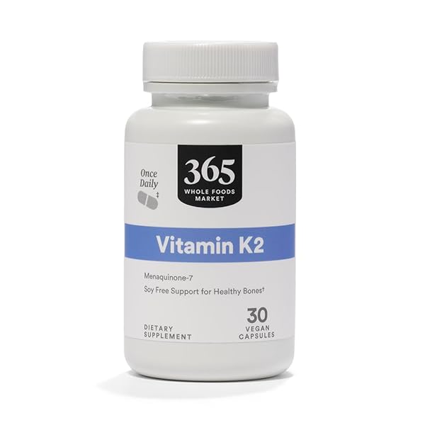 365 BY WHOLE FOODS MARKET, VITAMIN K2, VEGAN, 30 COUNT