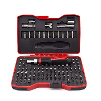 Geepas 101 Bits in 1 Screwdriver/Ratchet Case with Magnetic Holder