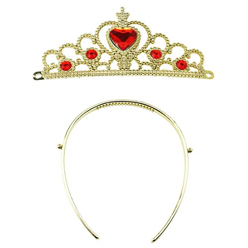 Orgrimmar Princess Dress Up accessories For Belle Gloves Princess Tiara Crown Wand Necklaces For Kids