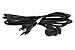 SF Cable 6ft Left Angle NEMA 5-15P to C13 Power Cord, 10Amp, 18/3 AWG, Compatible with HDTV, LCD Plasma, DLP TV, PC, Monitor, Printer, hubs, switches,