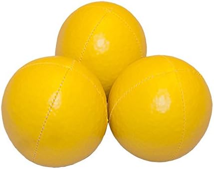 Juggling Balls - Set of 3 Professional Style (yellow)