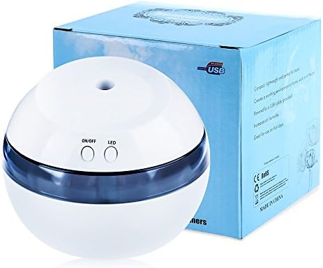 ShakeLady Mini Diffuser Humidifier Spray Mist Aromatherapy Machine for Office Home Bedroom Living Room Yoga Spa Salon Use Super Sound-off Creative Gifts Air Cleaner (White)