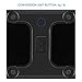 400lb / 180kg Digital Body Weight Bathroom Scale with Step-On Technology and Tempered Right Angle Glass Balance Platform … (RED1)