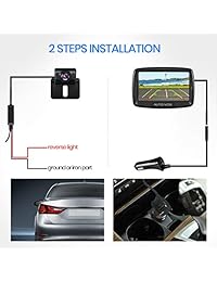 Kit de sistema de cámara de respaldo inalámbrico digital W2 SIN interferencias con transmisor incorporado, cámara de visión trasera inalámbrica a prueba de agua IP68 y monitor de inversión inalámbrico 4.3'LCD para remolques, vehículos recreativos, autobus