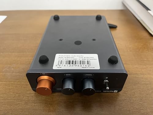 Fosi Audio BT20A Pro HiFi Amplifier, 300Wx2 Mini Amplifier with Bluetooth 5.0 & TPA3255 Amp chip, Replaceable Op-Amps, Class D Power Amplifier Stereo 2.0 Channel with Bass and Treble Adjustment