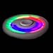 Tri Fidget Hand Spinner, Ultra Fast Bearings, Finger Toy, Great Gift (White LED Light)