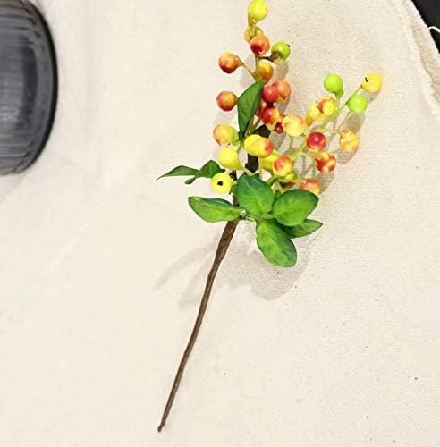 5 Pieces Christmas Berries, DIY Artificial Fruit Berry Holly Flower Branch Wreath Craft Decoration