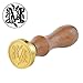 Outop Vintage Retro Wooden Alphabet Letter Initial Wax Classic Sealing Wax Seal Stamp (M)