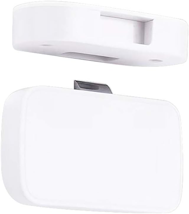 Zhuowei Smart drawer lock, Bluetooth invisible filing cabinet lock, electronic wireless security lock, for mailbox, TV/shoes/desk cabinet, white, free size,White