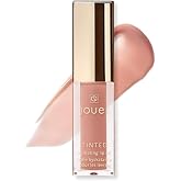 Jouer Essential Tinted Hydrating Lip Oil Gloss &ndash; Moisturizing Dry Lip Treatment Serum - Fragrance Free Tinted Lip Oil - Jojoba Seed Oil and Apricot Oil Formula