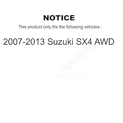 Front Rear Wheel Bearing And Hub Assembly Kit For