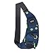 Kawei Knight Nylon Sling Bag Messenger Backpack (Blue)