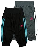 Adidas Big Girls Youth 3/4 Linear Cotton Pants